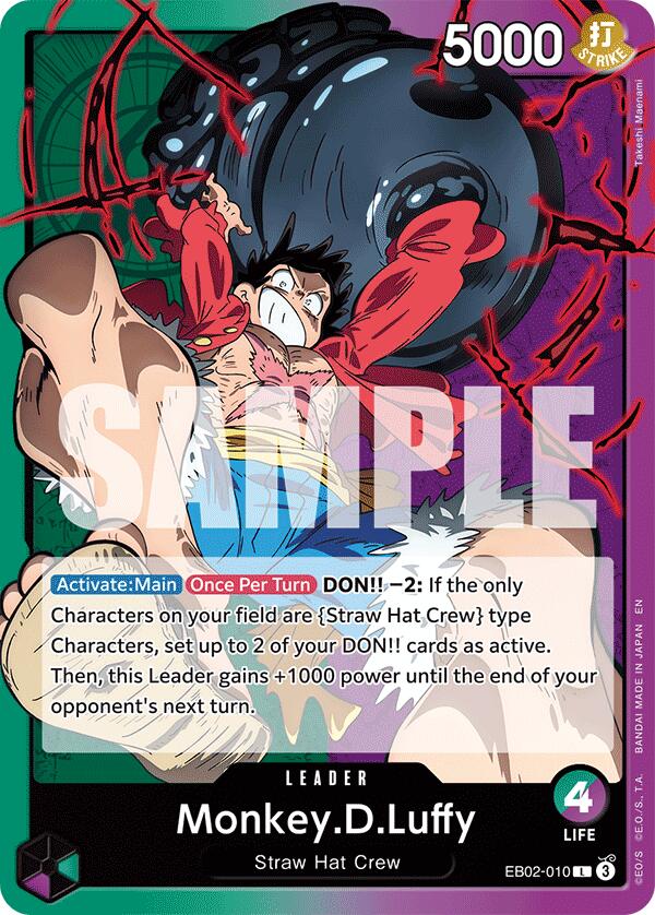 Monkey.D.Luffy (010) [Extra Booster: Anime 25th Collection] | Cards and Coasters CA