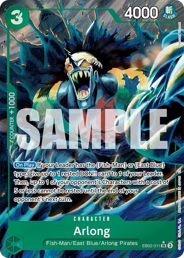 Arlong (Alternate Art) [Extra Booster: Anime 25th Collection] | Cards and Coasters CA