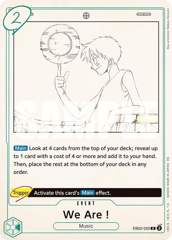 We Are! [Extra Booster: Anime 25th Collection] | Cards and Coasters CA
