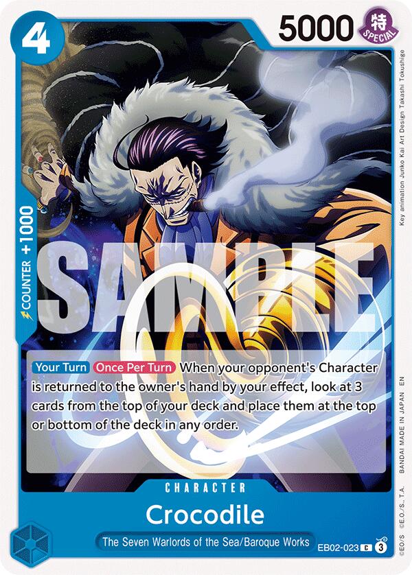 Crocodile [Extra Booster: Anime 25th Collection] | Cards and Coasters CA