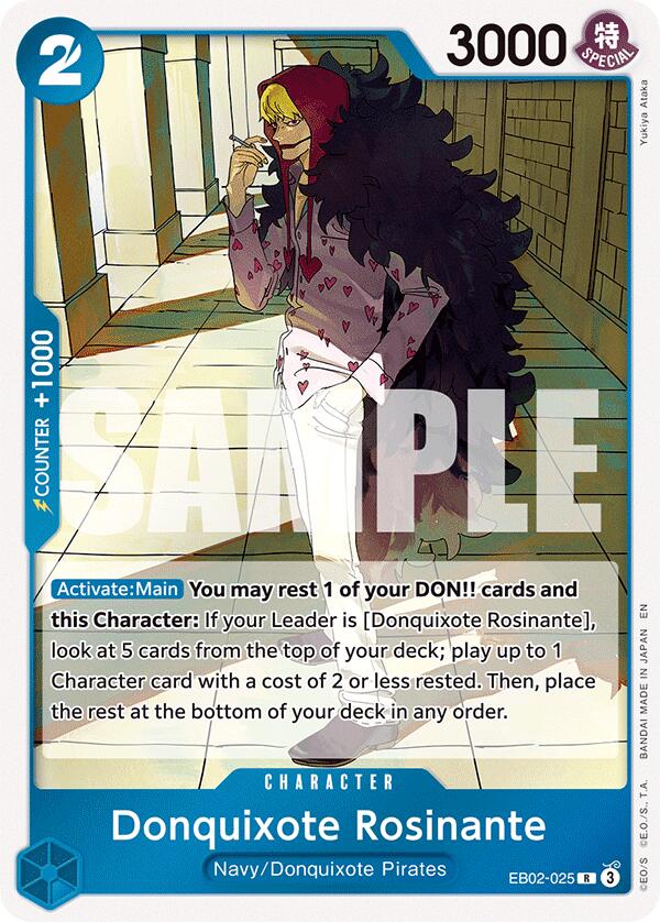 Donquixote Rosinante [Extra Booster: Anime 25th Collection] | Cards and Coasters CA