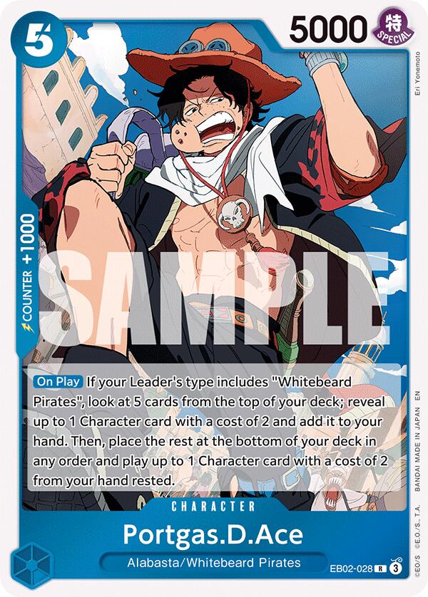 Portgas.D.Ace [Extra Booster: Anime 25th Collection] | Cards and Coasters CA