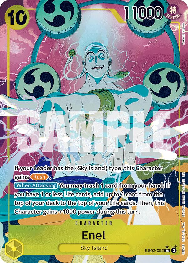 Enel (Alternate Art) [Extra Booster: Anime 25th Collection] | Cards and Coasters CA