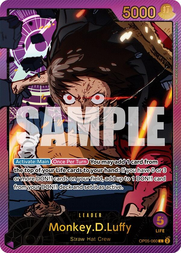 Monkey.D.Luffy (SPR) [Extra Booster: Anime 25th Collection] | Cards and Coasters CA