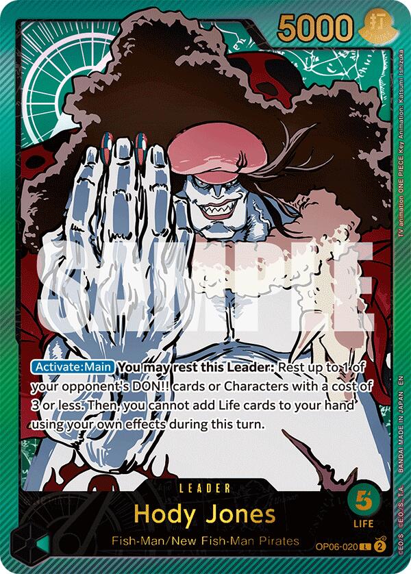 Hody Jones (SPR) [Extra Booster: Anime 25th Collection] | Cards and Coasters CA