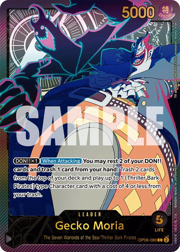Gecko Moria (SPR) [Extra Booster: Anime 25th Collection] | Cards and Coasters CA