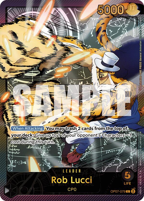Rob Lucci (SPR) [Extra Booster: Anime 25th Collection] | Cards and Coasters CA