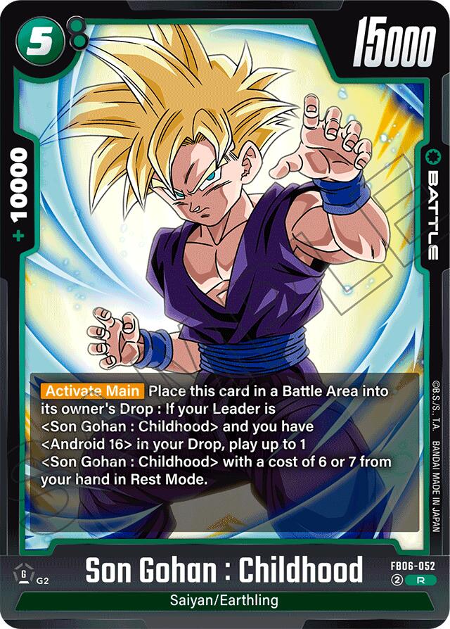 Son Gohan : Childhood [Rivals Clash] | Cards and Coasters CA