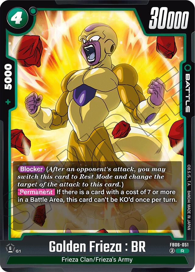 Golden Frieza : BR [Rivals Clash] | Cards and Coasters CA
