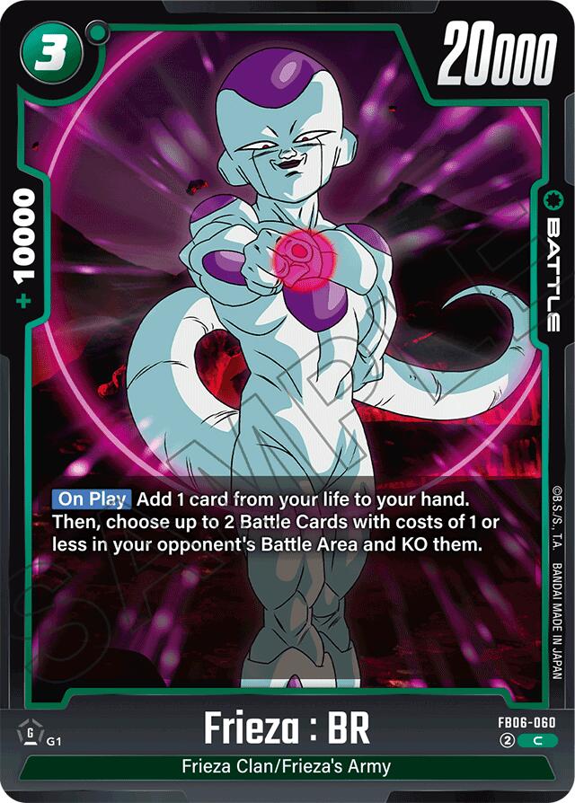 Frieza : BR [Rivals Clash] | Cards and Coasters CA