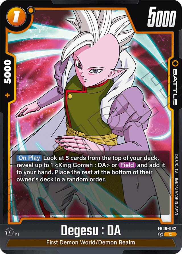 Degesu : DA [Rivals Clash] | Cards and Coasters CA