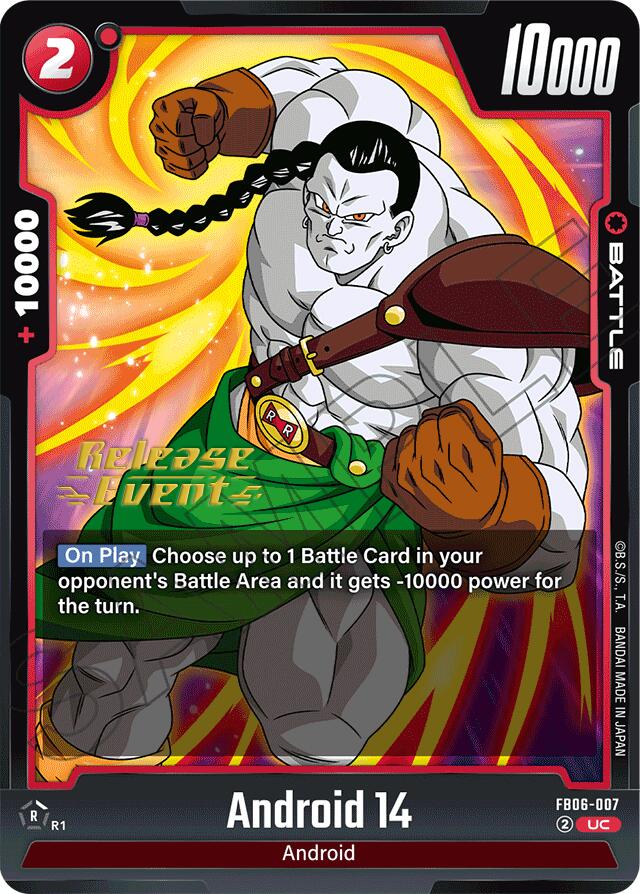 Android 14 [Rivals Clash Release Event Cards] | Cards and Coasters CA
