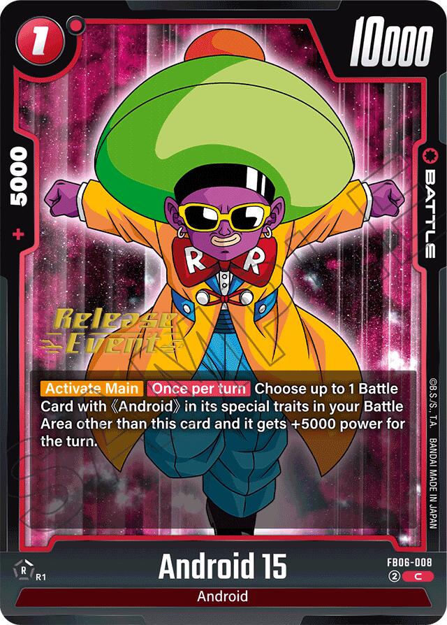 Android 15 [Rivals Clash Release Event Cards] | Cards and Coasters CA