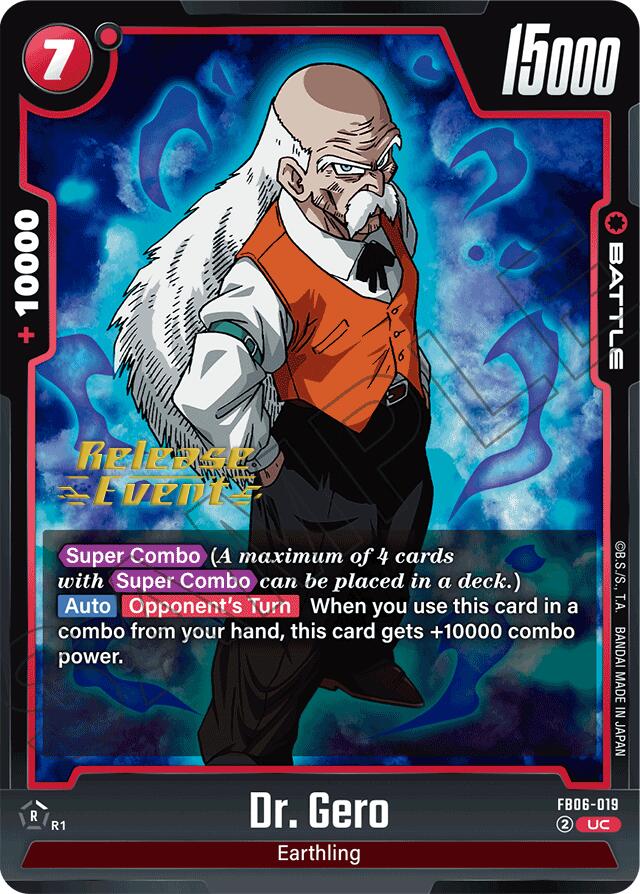 Dr. Gero [Rivals Clash Release Event Cards] | Cards and Coasters CA