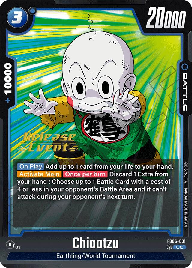 Chiaotzu [Rivals Clash Release Event Cards] | Cards and Coasters CA