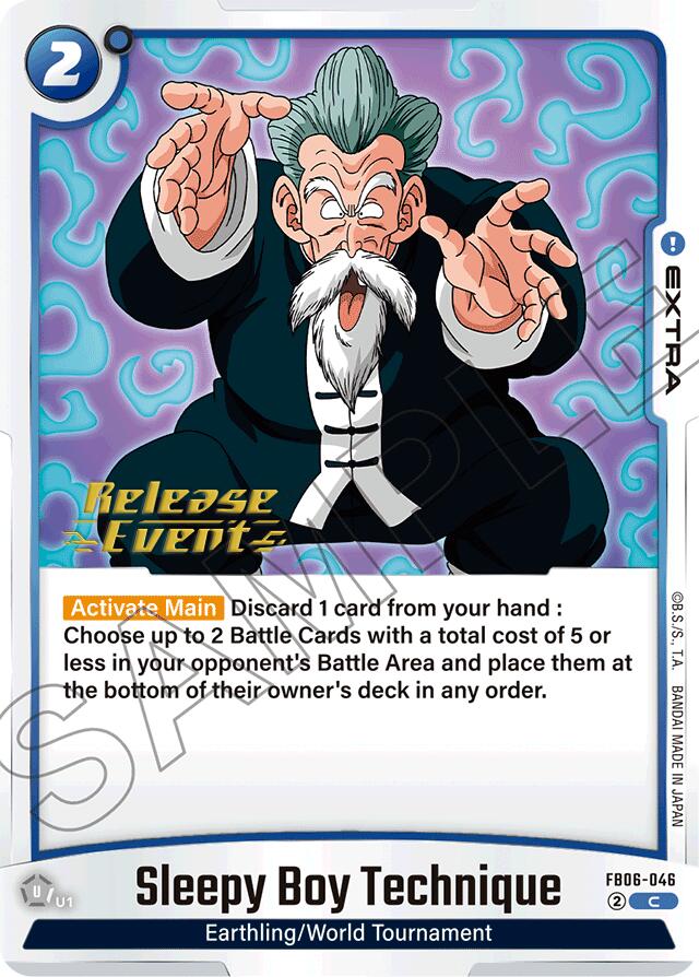 Sleepy Boy Technique [Rivals Clash Release Event Cards] | Cards and Coasters CA