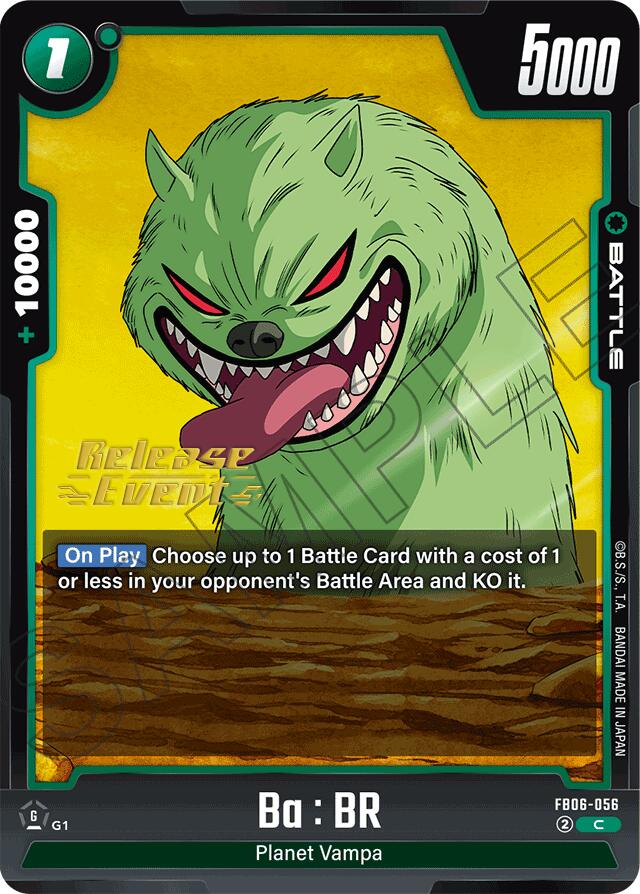Ba : BR [Rivals Clash Release Event Cards] | Cards and Coasters CA