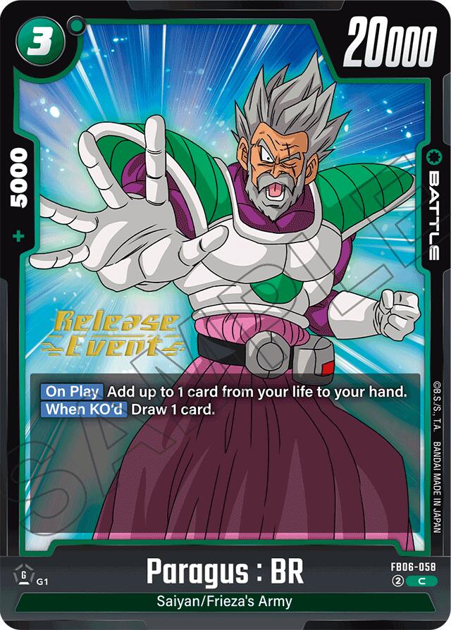 Paragus : BR (FB06-058) [Rivals Clash Release Event Cards] | Cards and Coasters CA