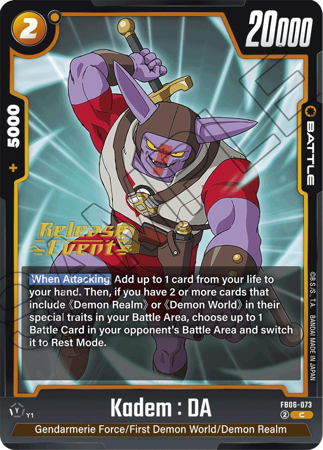 Kadem : DA [Rivals Clash Release Event Cards] | Cards and Coasters CA