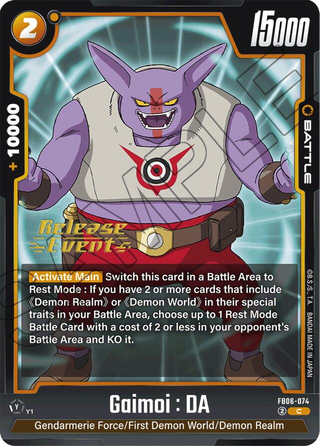 Gaimoi : DA [Rivals Clash Release Event Cards] | Cards and Coasters CA