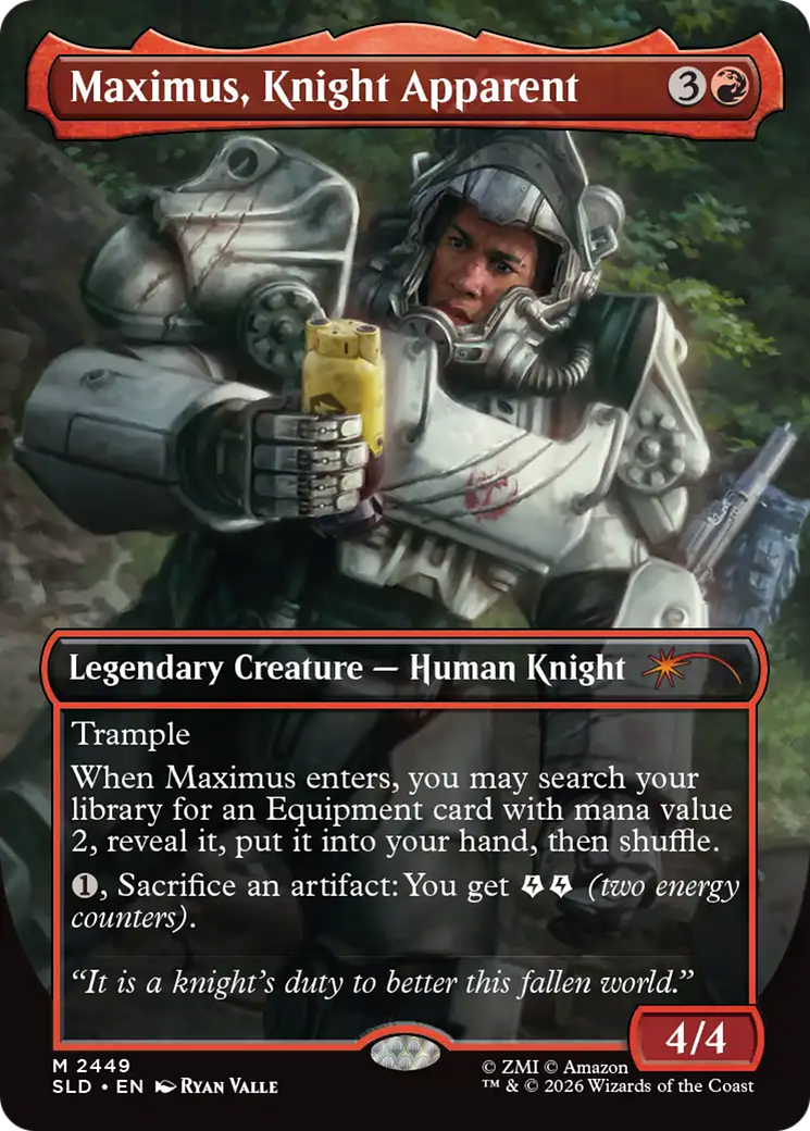 Maximus, Knight Apparent [Secret Lair Drop Series] | Cards and Coasters CA
