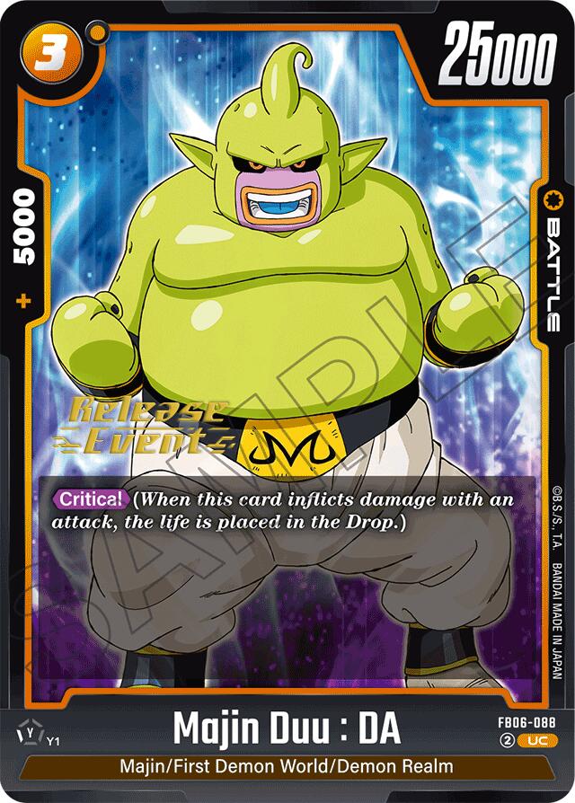 Majin Duu : DA [Rivals Clash Release Event Cards] | Cards and Coasters CA