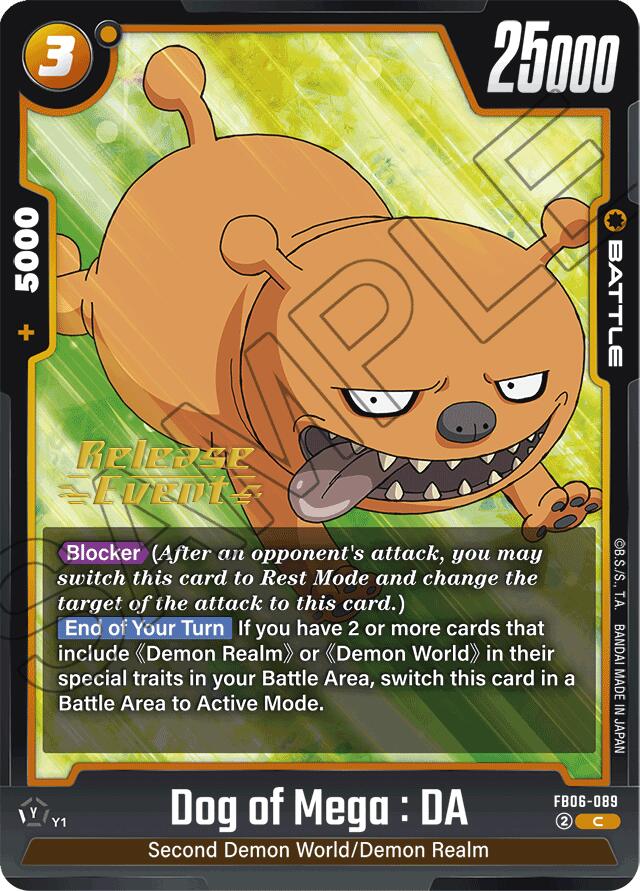 Dog of Mega : DA [Rivals Clash Release Event Cards] | Cards and Coasters CA