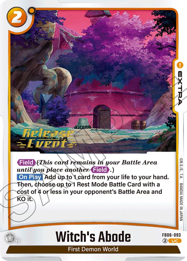 Witch's Abode [Rivals Clash Release Event Cards] | Cards and Coasters CA