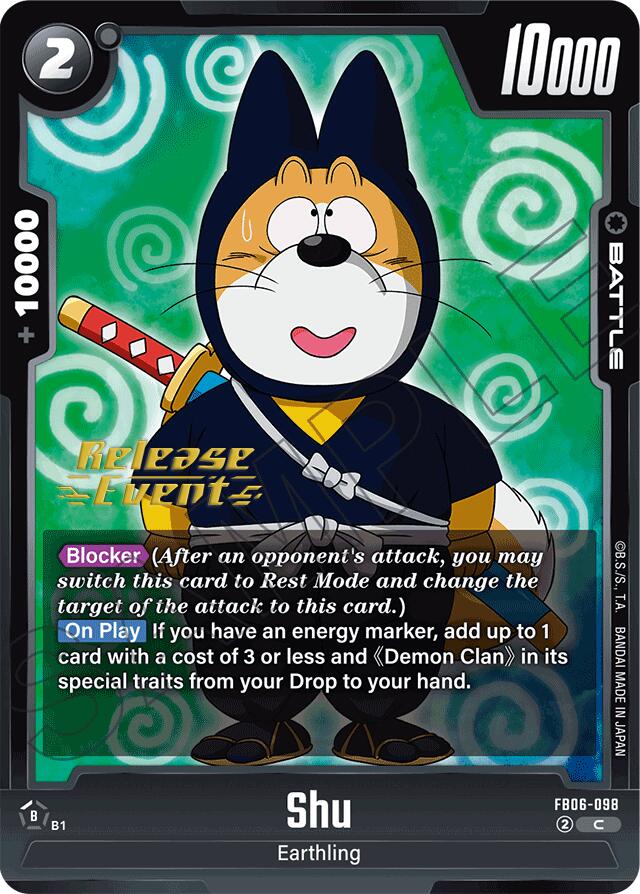 Shu [Rivals Clash Release Event Cards] | Cards and Coasters CA