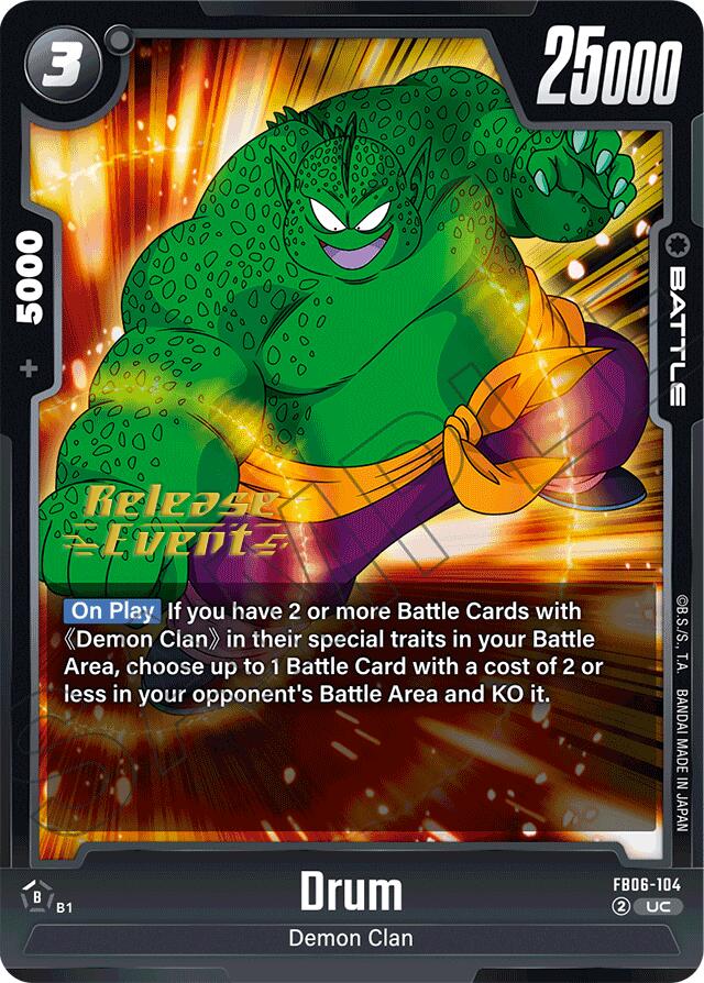 Drum (FB06-104) [Rivals Clash Release Event Cards] | Cards and Coasters CA