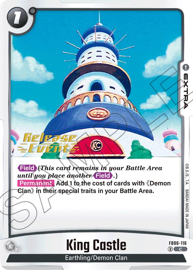 King Castle [Rivals Clash Release Event Cards] | Cards and Coasters CA