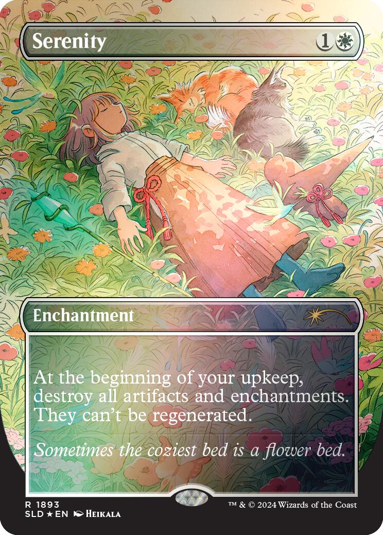 Serenity (Rainbow Foil) [Secret Lair Drop Series] | Cards and Coasters CA