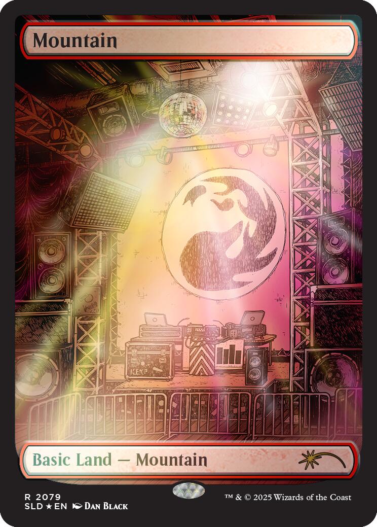 Mountain (2079) (Rainbow Foil) [Secret Lair Drop Series] | Cards and Coasters CA