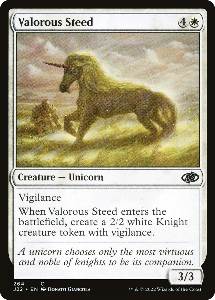 Valorous Steed [Jumpstart 2022] | Cards and Coasters CA