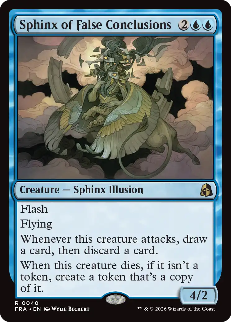 Sphinx of False Conclusions [Reality Fracture] | Cards and Coasters CA