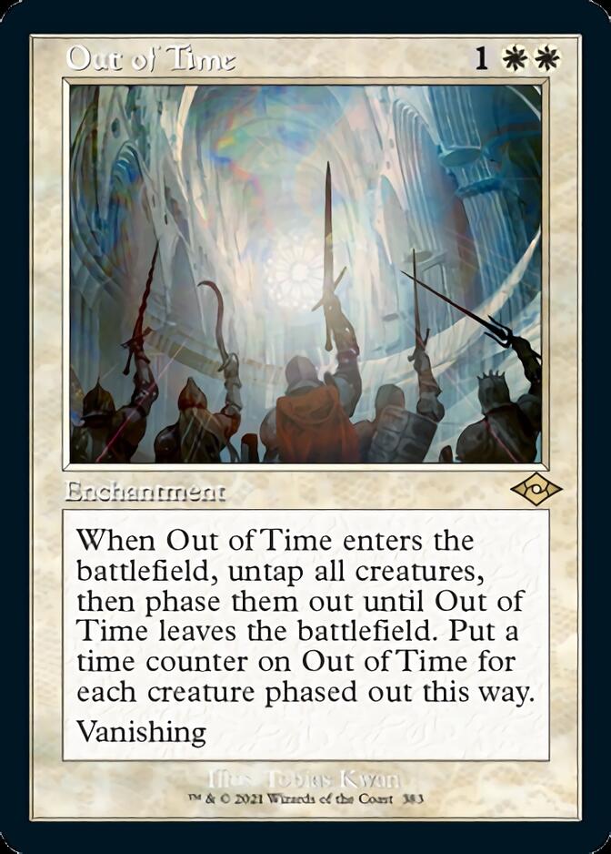 Out of Time (Retro Foil Etched) [Modern Horizons 2] | Cards and Coasters CA