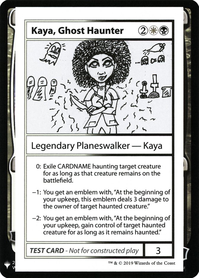 Kaya, Ghost Haunter [Mystery Booster Playtest Cards] | Cards and Coasters CA