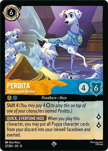 Perdita - Determined Mother (27/204) [Reign of Jafar] | Cards and Coasters CA