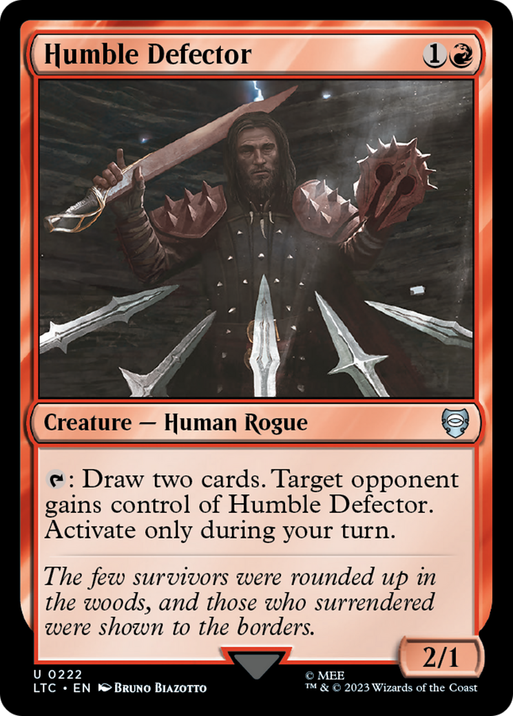 Humble Defector [The Lord of the Rings: Tales of Middle-Earth Commander] | Cards and Coasters CA