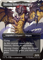 Zenos yae Galvus // Shinryu, Transcendent Rival (Borderless) [FINAL FANTASY] | Cards and Coasters CA