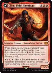 Clive, Ifrit's Dominant // Ifrit, Warden of Inferno [FINAL FANTASY] | Cards and Coasters CA