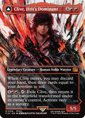 Clive, Ifrit's Dominant // Ifrit, Warden of Inferno (Borderless) (0318) [FINAL FANTASY] | Cards and Coasters CA