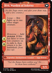 Clive, Ifrit's Dominant // Ifrit, Warden of Inferno (Extended Art) [FINAL FANTASY] | Cards and Coasters CA