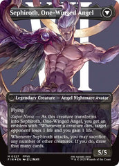 Sephiroth, Fabled SOLDIER // Sephiroth, One-Winged Angel (Borderless) (Surge Foil) [FINAL FANTASY] | Cards and Coasters CA