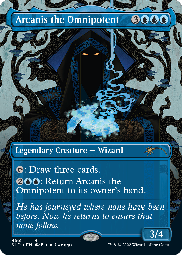 Arcanis the Omnipotent (Borderless) [Secret Lair Drop Series] | Cards and Coasters CA