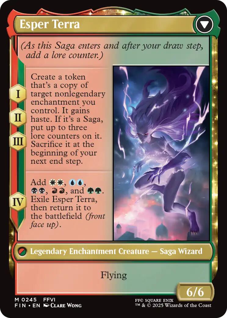 Terra, Magical Adept // Esper Terra [FINAL FANTASY] | Cards and Coasters CA