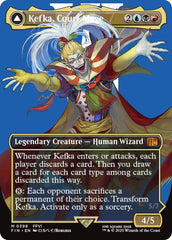 Kefka, Court Mage // Kefka, Ruler of Ruin (Borderless) (0398) [FINAL FANTASY] | Cards and Coasters CA