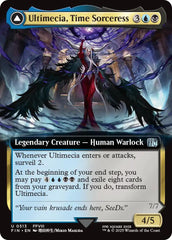 Ultimecia, Time Sorceress // Ultimecia, Omnipotent (Extended Art) [FINAL FANTASY] | Cards and Coasters CA
