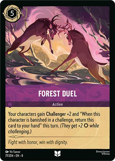 Forest Duel (77/204) [Reign of Jafar] | Cards and Coasters CA