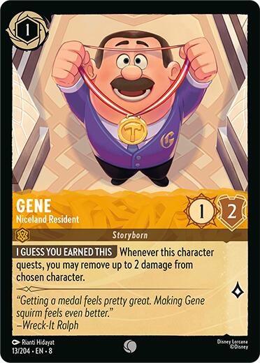 Gene - Niceland Resident (13/204) [Reign of Jafar] | Cards and Coasters CA